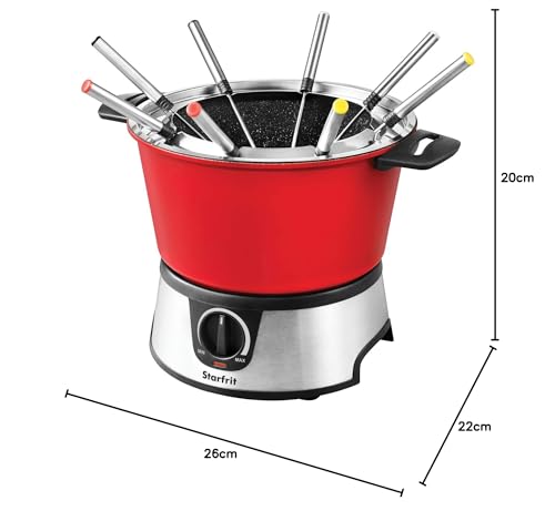 Starfrit The Rock Electric Fondue 13PC Set - 3L - Nestable Components - Quick Release Magnetic Cord - 1500W - Image 2
