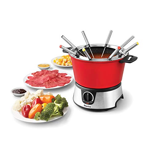 Starfrit The Rock Electric Fondue 13PC Set - 3L - Nestable Components - Quick Release Magnetic Cord - 1500W - Image 4