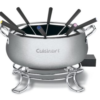 Cuisinart CFO-3SSC Electric Fondue Pot , Brushed Stainless 6.12-Inch x 10.50-Inch x 7.00-Inch